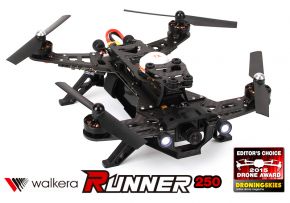 Walkera Runner 250 Drone Racer 250 Size Racing Quadcopter Basic Version - RTF/BNF - (Optional with DEVO 7 Mode 2) Ready to Fly