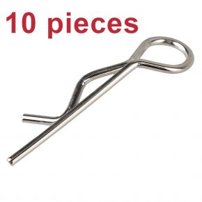 Silver Micro Body Clips Pins For 1/18 Scale WLtoys A959 A949 A969 A979 K929 RC Car Spare Parts