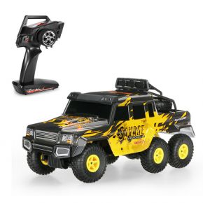 WLtoys 18629 1:18 6WD RC Climbing Car - RTR  -  YELLOW AND BLACK