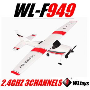 WLtoys F949 3CH 2.4G Cessna 182 Micro RC Airplane RTF