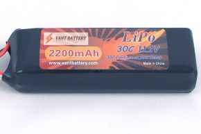 11.1V  2200mAh 30C soft case battery with JST Connector