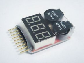 RC Lipo Battery LED Voltage Meter Indicator alarm
