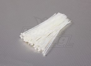 Cable Ties 250 x 3.6mm White (100pcs)