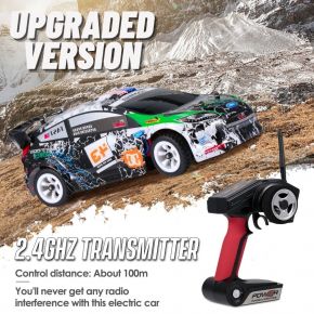 Upgraded WLtoys K989 1/28 High-speed 4CH 4WD 2.4GHz Brushed RC Rally Car Remote Control Car