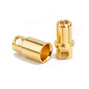 8.0MM Gold Plated Connector Male and Female