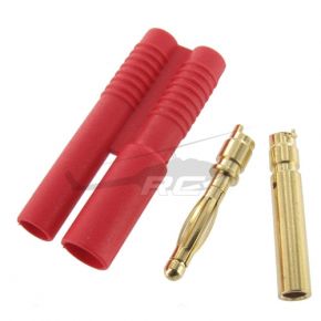 2.0mm Gold Plated Connector with Red Housing