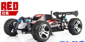 Wltoys A959 Rc Car 1/18 2.4Gh 4WD Off-Road Buggy RED Ready to Run