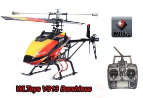 WLtoys V913 Brushless Version 2.4G 4CH RC Helicopter RTF