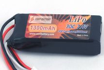 7.4V 1300mAh 30C soft case Lipo Batery