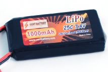 7.4V 1000mAh 25C soft case Lipo Batery