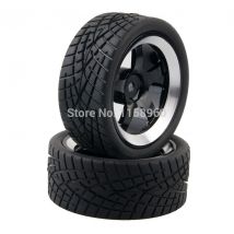 1:10 Road Rubber Tires 8001 - (4 pieces)