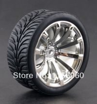 1:10 Road Rubber Tires 8007 - (4 pieces)