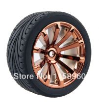 1:10 Road Rubber Tires 8010 - (4 pieces)