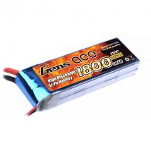 Gens ace 1800mAh 7.4V 25C 2S1P Lipo Battery Pack