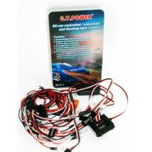 G.T. POWER RC Car Controlled / Simulated and Flashing Light System