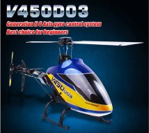 Walkera V450D03 6-Channel 3D 6-Axis Flybarless Brushless RC Helicopter